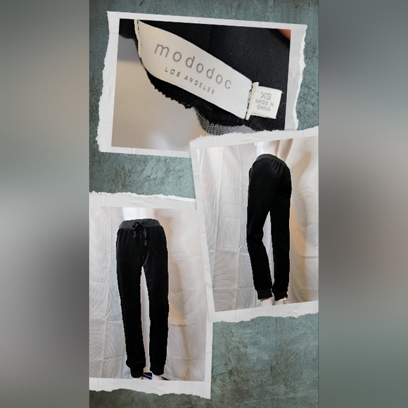 Mod-O-Doc Pants - Mod-O-Doc Black Joggers